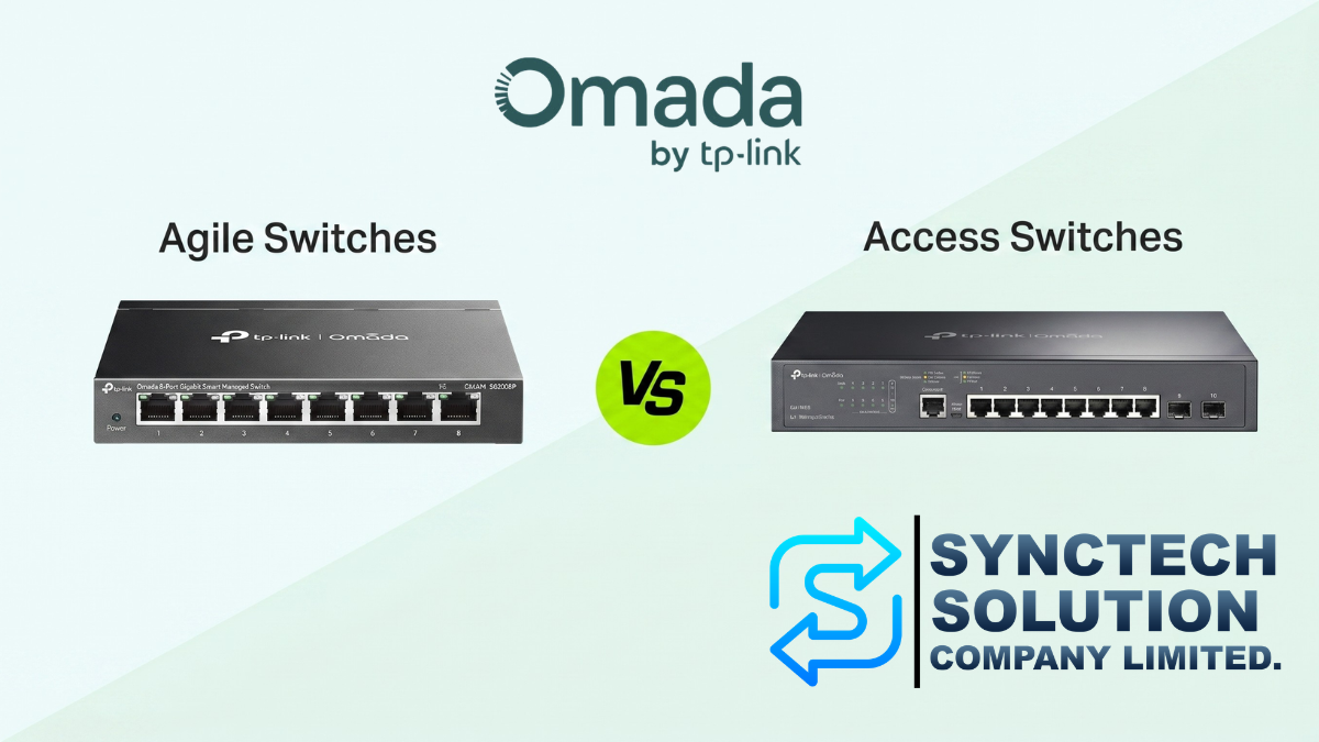 ภาพประกอบบทความ Agile Switch vs Access Switch เลือกสวิตช์ Omada แบบไหนดีให้เหมาะกับงาน