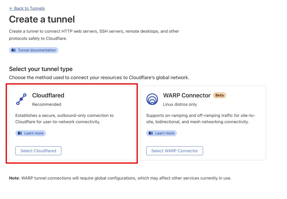 Cloudflared Connector