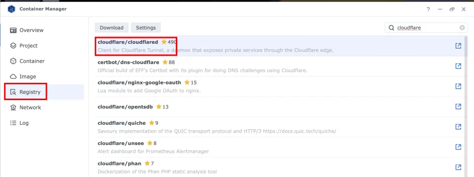 Download cloudflared