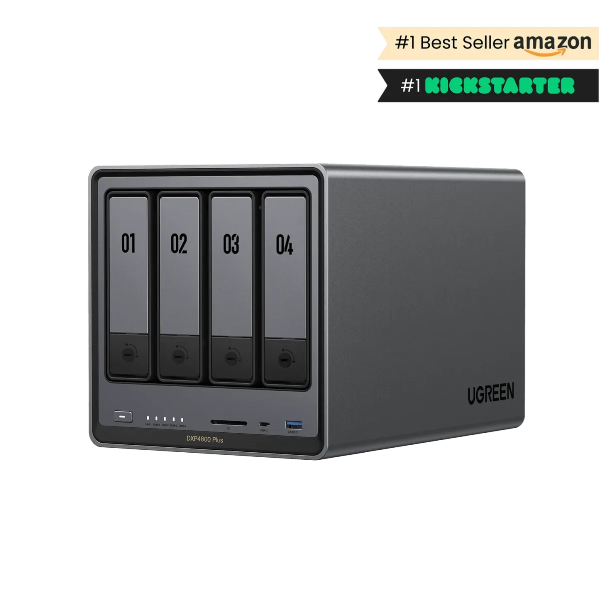 UGREEN NASync DXP4800 Plus (4-Bay 10GbE NAS)