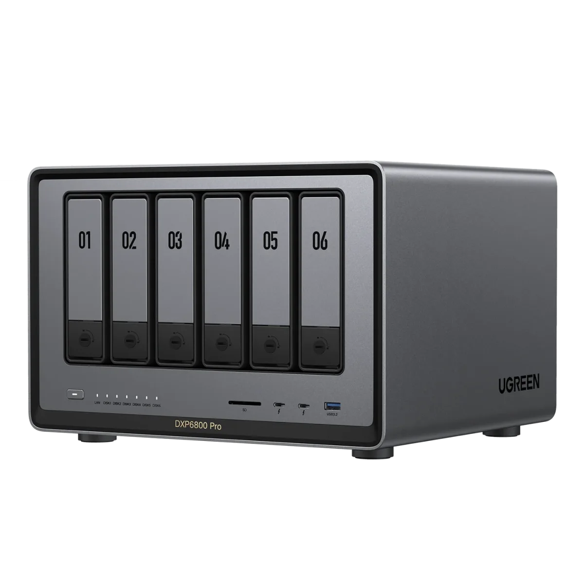 UGREEN NASync DXP6800 Pro (6-Bay Dual 10GbE NAS)