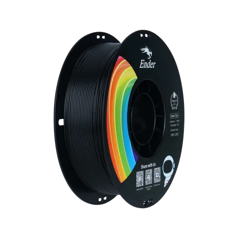 Ender 1.75mm PLA+ 3D Printing Filament 1kg Black