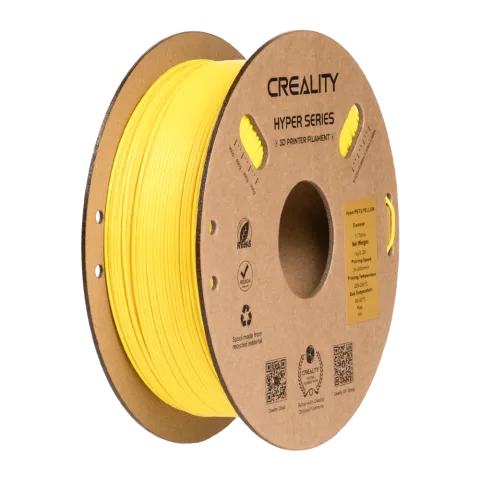 Hyper Series PETG 3D Printing Filament 1kg Yellow