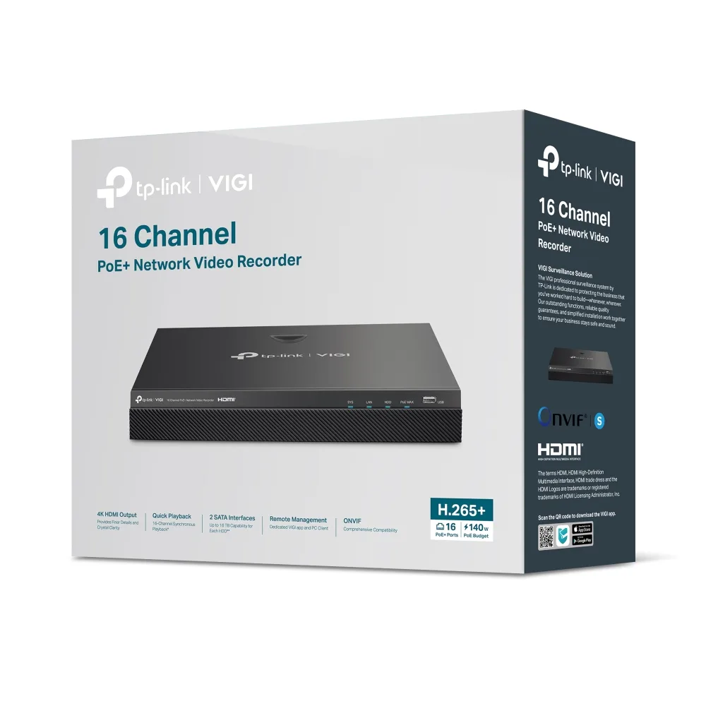 TP-Link VIGI NVR2016H-16MP