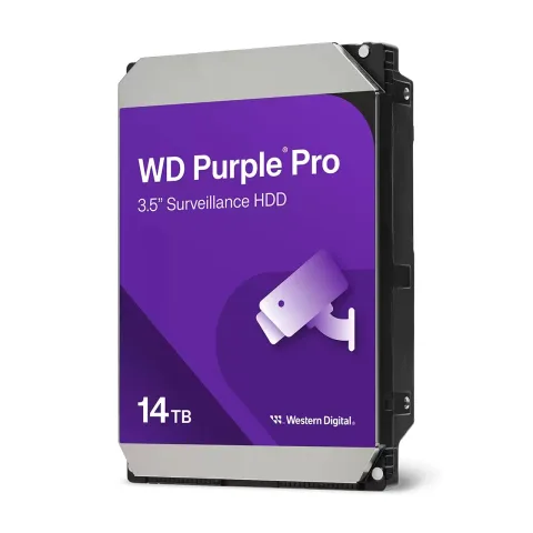 WD 3.5" 14TB AV PURPLE PRO SATA 512MB Up 7200 RPM 5Y