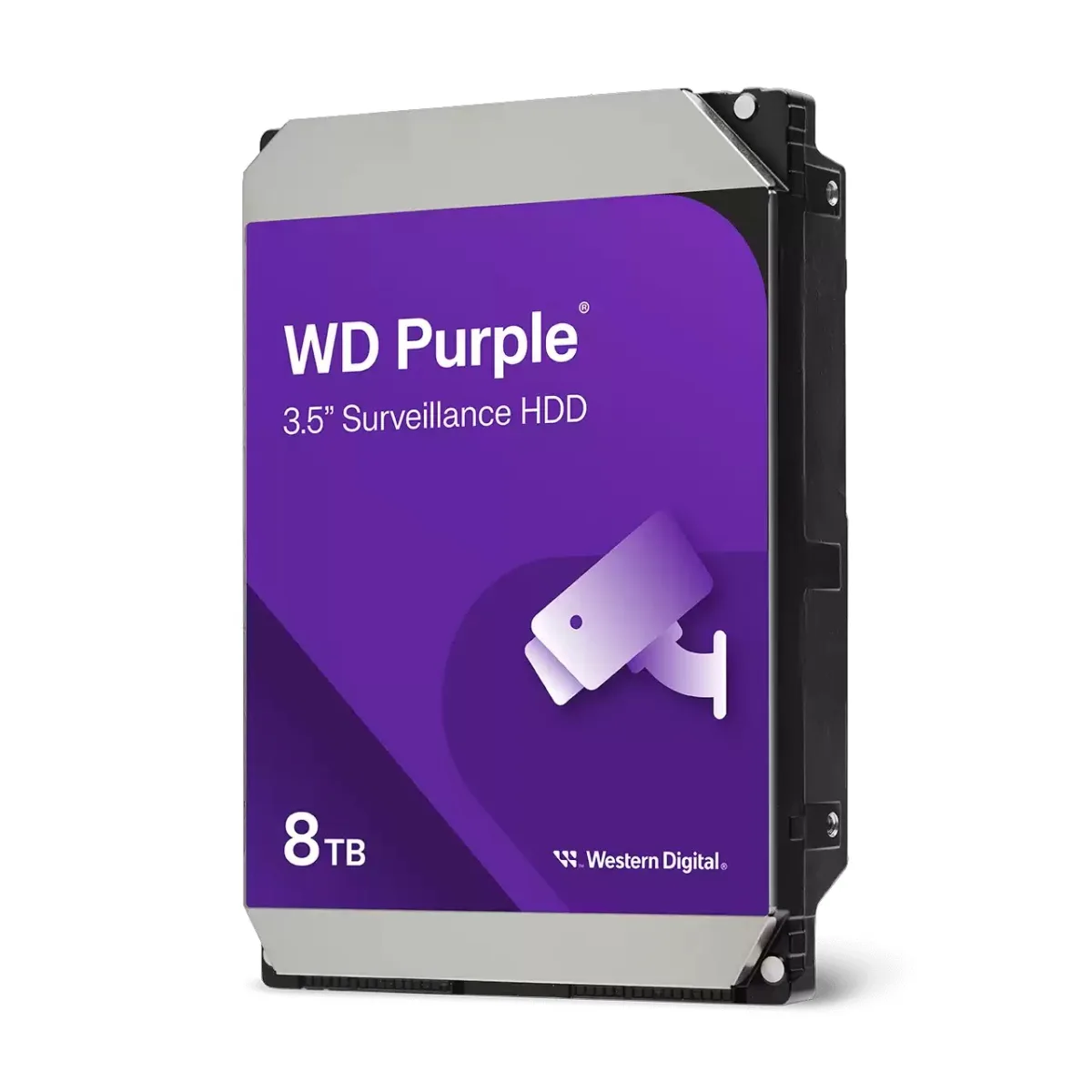 WD Purple 8 TB HDD for CCTV (5400RPM, 256MB, SATA-3)