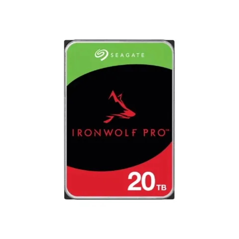 SEAGATE IRONWOLF PRO NAS HDD 20TB 7200RPM 285MB SATA 6GB/S 5YRS