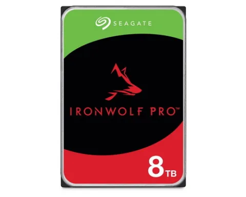 SEAGATE IRONWOLF PRO NAS HDD 8TB 7200RPM 256MB SATA 6GB/S 5YRS