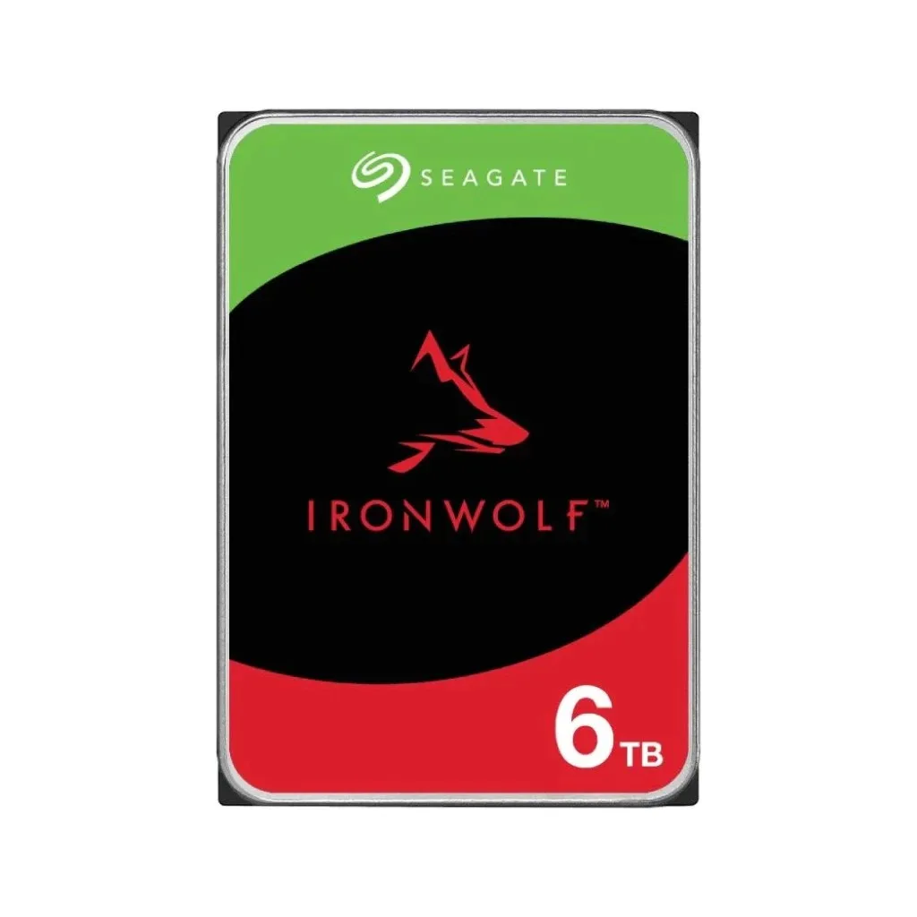 SEAGATE IRONWOLF 6TB NAS HDD 5400RPM CACHE 256MB SATA 3YRS