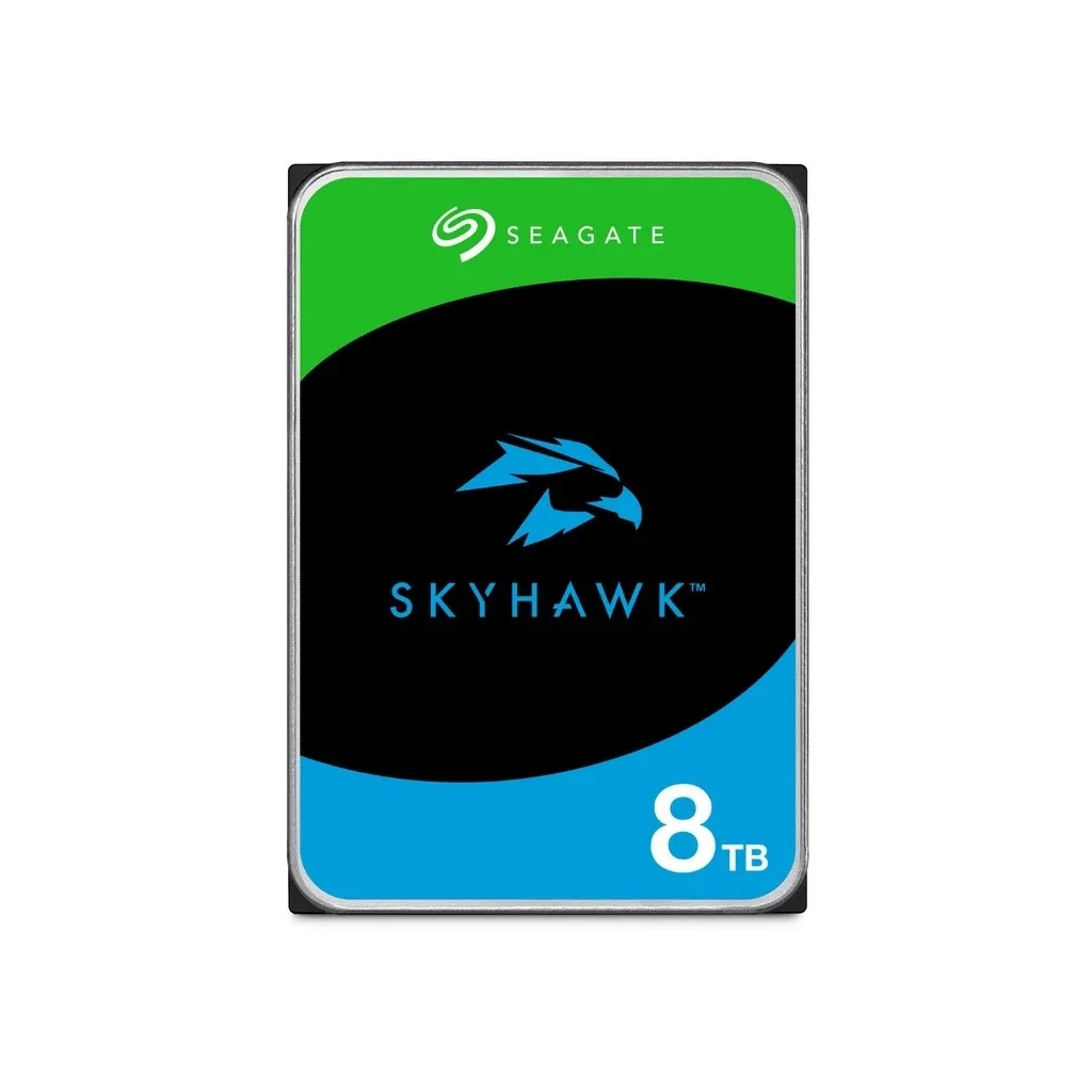 SEAGATE SKYHAWK AI 8TB SURVEILLANCE HDD 7200RPM CACHE 256MB SATA 5YRS