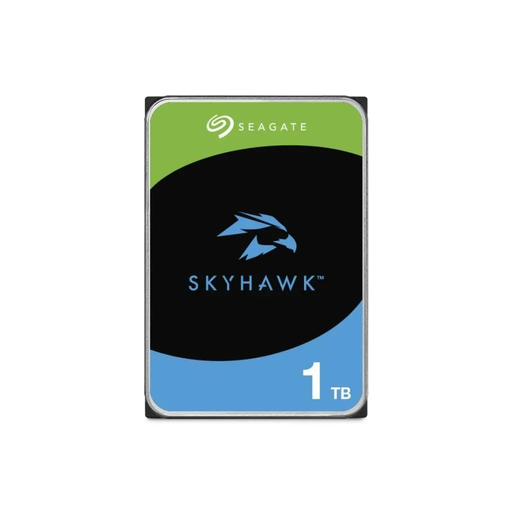 SEAGATE SKYHAWK 1TB SURVEILLANCE HDD 5400RPM CACHE 256MB SATA 3YRS