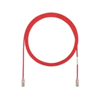 Panduit Cat 6 28 AWG UTP Copper Patch Cord ยาว 15CM / Pack 10 Red