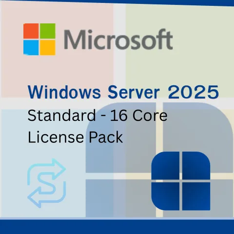 Windows Server 2025 Standard - 16 Core License Pack