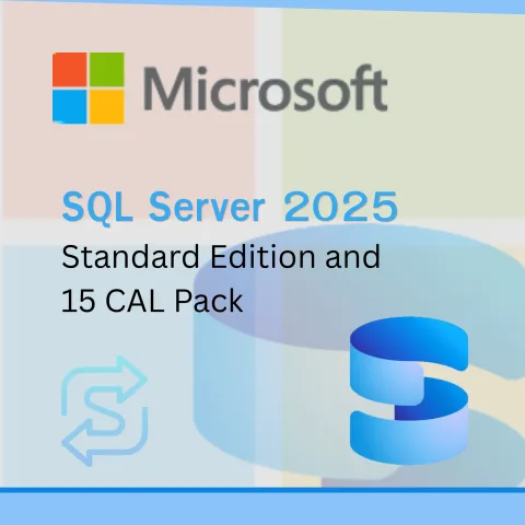 SQL Server 2025 Standard Edition and 15 CAL Pack